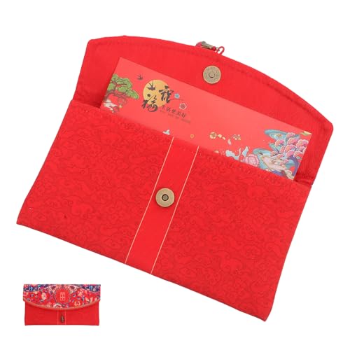 GALPADA Sobres Rojos Chinos de Boda 8.07X4.33 Pulgadas Diseño Tradicional para Regalos de Dinero en Compromisos