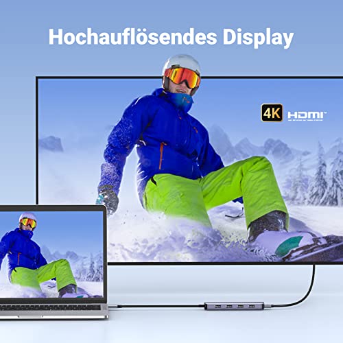 Ugreen USB-C Hub mit HDMI und USB 3.0 für verschiedene Geräte