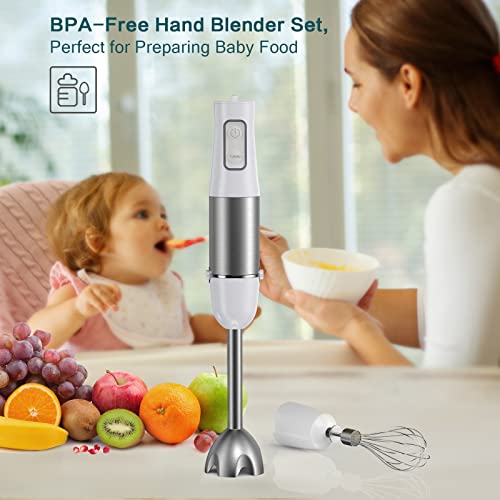 Horett Frullatore a Immersione 1000W, Mixer a