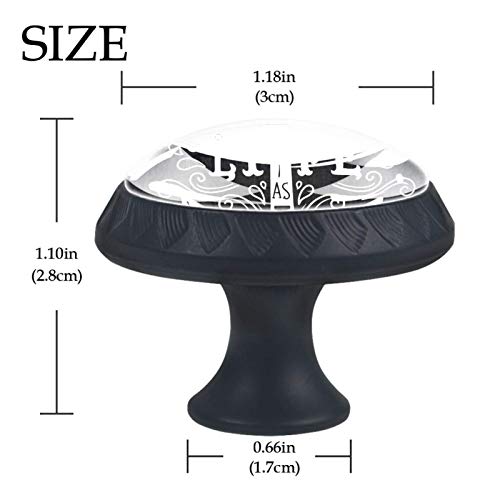 Boutons de tiroir rétro bouton en cristal 30 mm pour rénovation de buffet - 5