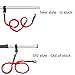 YYST 1 Piece 36 Inch Deluxe Red Kayak Paddle Leash Kayak Rod Leash Tool Lanyard Fishing Leash SUP Paddle Leash SUP Leash