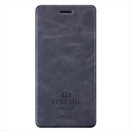 KaiTelin Xiaomi RedMi Note 4 Funda - Soporte Múltiple Ángulo Inteligente Función Sueño Funda Cuero Clamshell Tapa Case Cover para Xiaomi RedMi Note 4 - Negro