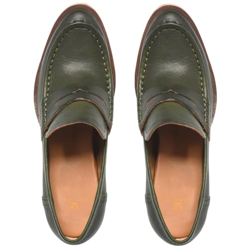 Image of MOOMMO Women Chunky Platform Loafers Pumps Round Closed Toe Slip On Penny Loafers Suede Block High Heels Oxford Shoes Formal Classic Thick Heel Dress Loafer Office Ladies Vintage Comfort 4-11 M US