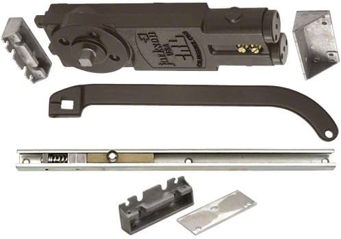 Jackson 21201U31302 Regular Duty Spring 105 Hold Open Overhead Concealed Closer With 'U' Offset Slide-Arm Hardware Package Dark Bronze
