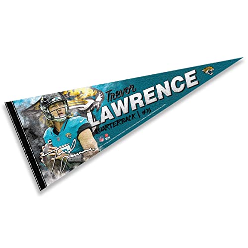 Drapeau bannière Jacksonville Jaguars Lawrence WinCraft en textile premium résistant