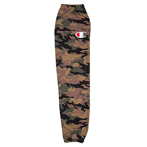 Champion Mens Big And Tall Fleece Jogger Sweatpants With C Logo Camo #TOP1