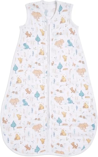 Aden + Anais Gigoteuse d’été légère pour bébé en Mousseline 100% Coton 1,0 TOG, garçon et Fille, 6-18 Mois, 90cm x 33cm, Largeur Poitrine 31cm, Largeur du Bas...