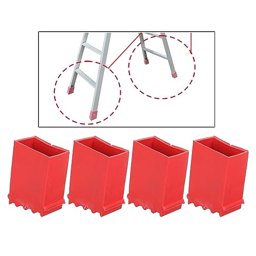 Image of 4Pcs Ladder Feet Pads Suitable for Most Ladders Durable Convenient Anti Skid 5cmx2.8cm