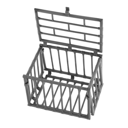 Yardwe Mini-Cage Décorative pour Modèle De Cage Miniature Fourniture De Mini Maison Décoration De Mini Maison Ornement De Petite Cage pour Petits Animaux