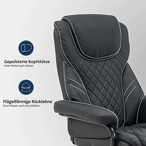 Relaxsessel mit Hocker Mcombo, 360° drehbarer Fernsehsessel