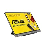 ASUS Zenscreen MB16ACE - Ecran PC Portable 15.6" FHD - Télétravail ou Gaming - Alimentation et Affichage Via USB-C ou USB-A - Dalle IPS - 1920x1080-220cd/m² - Flicker Free, Silver
