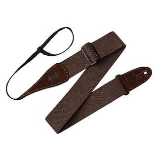 Levy’s Leathers MC8A-BRN Cotton Guitar Strap - Les Beatles, Paul McCartney, John Lennon, RIngo Starr, George Harrison