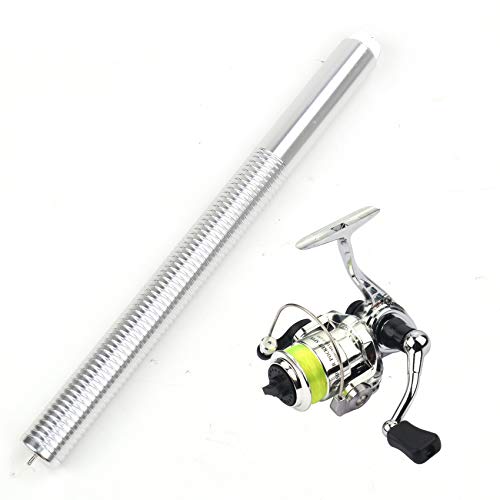 ActionEliters Mini Fishing Rod Reel Combo Set Pocket Fishing Rod,Premium Spinning Wheel Travel Fishing Rod Kit for Ice Fly Fishing Sea Saltwater,Freshwater,1.4M ActionEliters Mini Fishing Rod Reel Combo Set Pocket Fishing Rod,Premium Spinning Wheel Travel Fishing Rod Kit for Ice Fly Fishing Sea Saltwater,Freshwater,1.4M
