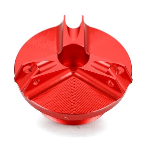 Bouchon de remplissage CNC M27 x 3.0 pour moto MT-07 XJ6 XT660X rouge