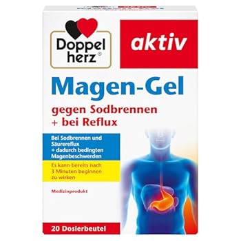 DOPPELHERZ Magen-Gel gegen Sodbrennenbei Reflux 20X10 ml