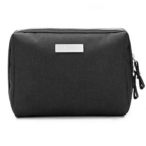 Small Makeup Bag for Women,Travel Makeup Pouch Cosmetic Case Organizer Portable Artist Storage Bag for Women Girls,Black