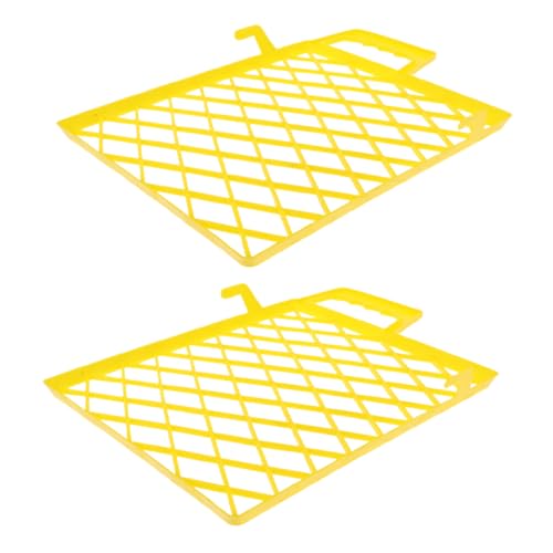 VILLCASE 2pezzi Plastica Per Vaschette Di Vernice Rivestimento in Plastica Per Pittura Accessori Per Vernice Doppia Griglia Inclusa Per Progetti Fai Da Te e Professionali