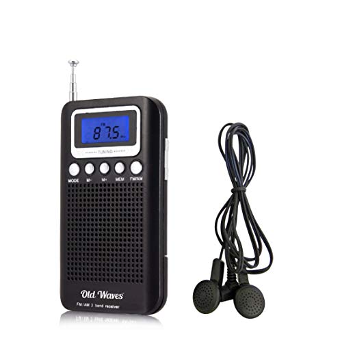 AM FM Portable Digital Radio Head Phones & Alarm Clock. Great Reception, Compact