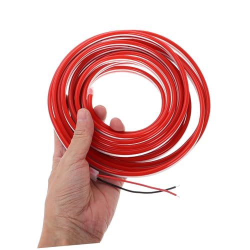 Tira de luz LED de neón flexible POPETPOP 12v roja miniatura 3
