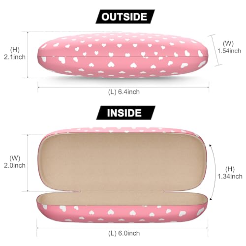 Image of Eyeglasses Case, Hard Shell Protective Case for Glasses, Unisex for Women Men