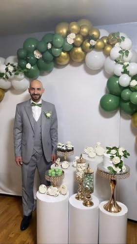 Mens Wedding Suits 3 Piece Slim Fit Double Breasted Suit Men Classic Solid One Button Prom Dress Blazer Vest and Pants4