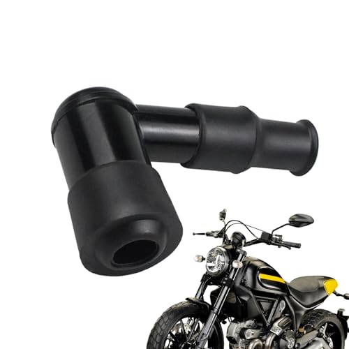 Tapa de bujía Black Flash, duradera tapa de encendido para motocicletas, ajuste universal para diferentes modelos, cubierta de bujías fácil de usar para chispas de motor optimizadas, barra de