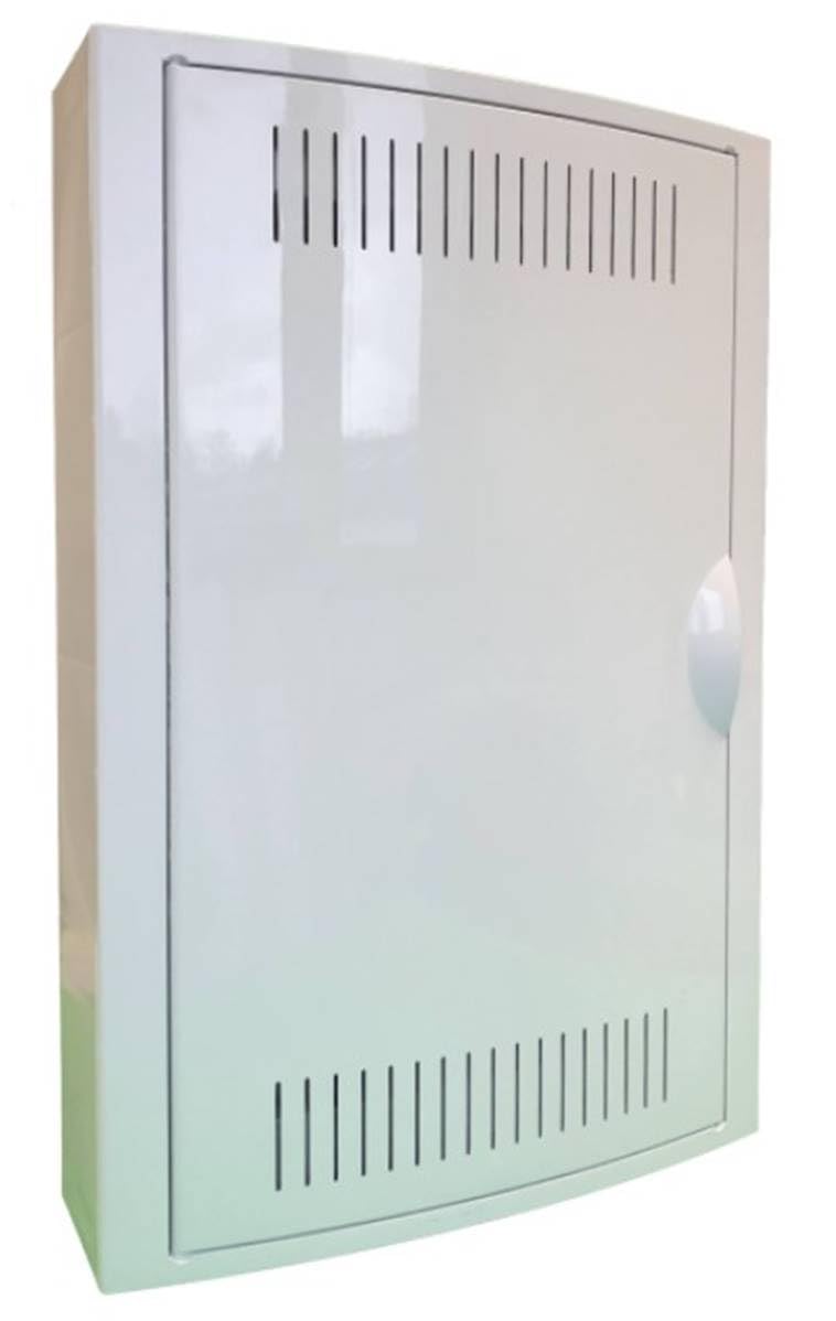 Coffret de communication 18 modules avec porte 540 x 360 mm (8RJ SANS DTI)