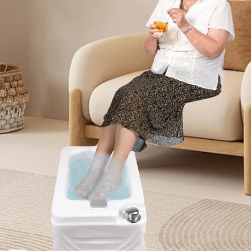 Masajeador spa de pies acrílico portátil con masaje miniatura 2