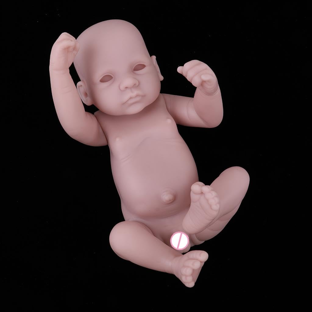 CALANDIS™ 10inch Unpainted Full Body Vinyl Blank Doll Newborn Baby Boy Doll Mold | Reborn Kits & Supplies | Reborn | Dolls-image-35