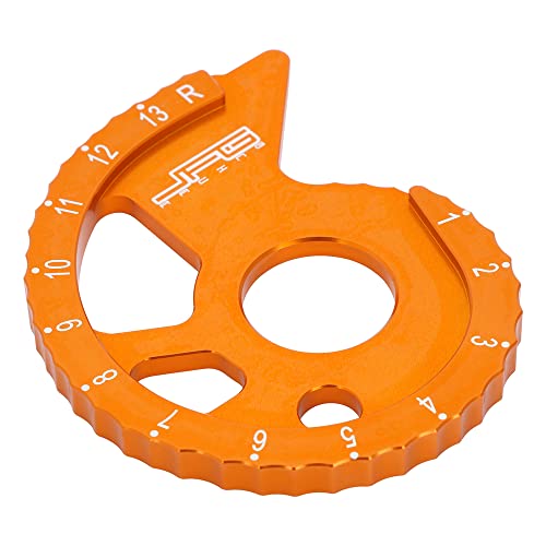 Changcheng Dirt Bike Chain Adjusters Regulator Aluminum Cnc Rear Axle Adjuster For Drz400 00-04 Drz400E 00-07 Drz400S 00-19 Ttr250 94-11 Dt200R 89-98 Wr200R 92-96 Wr250Z 92-96 Wr500Z 92-93 Orange #TOP4