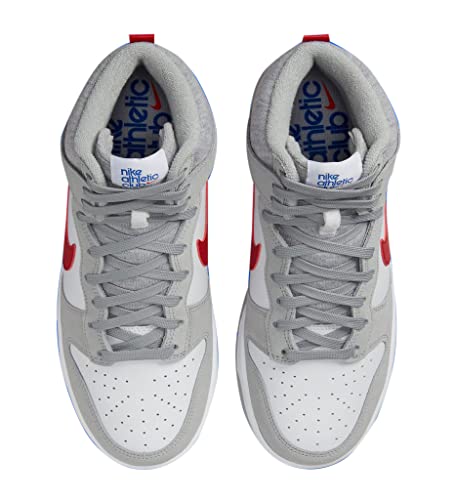 Nike Big Kid's Dunk Hi SE Lt Smoke Grey/Gym Red-White (DH9750 001) - Image 5