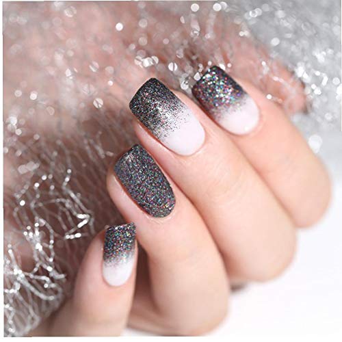 AMOYER 1pc / Box Rosa Nagel-funkeln-Puder-perlen-Shinning Pigment Nail Art Uvgelpoliermittel Dekoration Staub Maniküre… – Bild 3