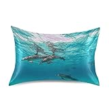 Taie d'oreiller douce pour la peau: en polyester de soie doux et durable, naturel, respirant, hypoallergénique et résistant à la décoloration. Nos jolies taies d'oreiller sont garanties douces pour vos cheveux et votre peau.