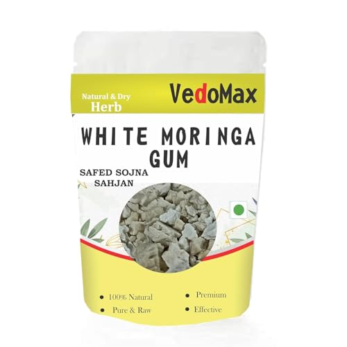 Gomme de moringa blanche pure et naturelle 100g | Gond Sahajan