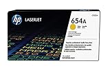 HP 654A CF332A, Cartuccia Toner Originale da 2000 Pagine, Compatibile con la Stampante LaserJet Enterprise M651, Giallo