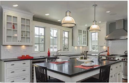 Juno 4 In. 3000K Soft White Led 900 Lumen Retrofit Downlight Baffle Trim Module, White #TOP4