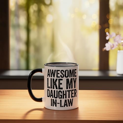 Taza de cerámica Awesome Like My Daughter In Law 11 oz miniatura 3
