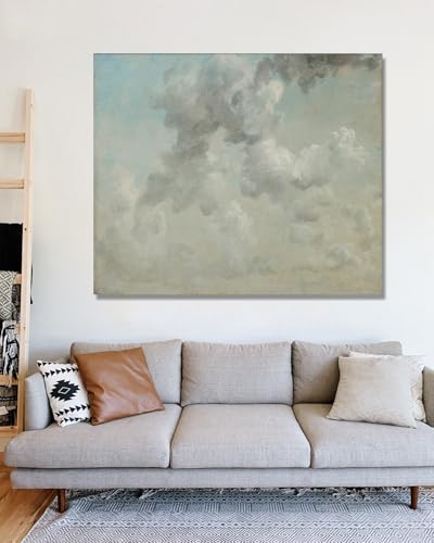 Tableau Constable Étude de nuages 12 pour déco style ferme