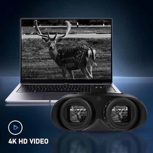 GOYOJO Binoculares de Visión Nocturna 4K Montura Cabeza miniatura 4