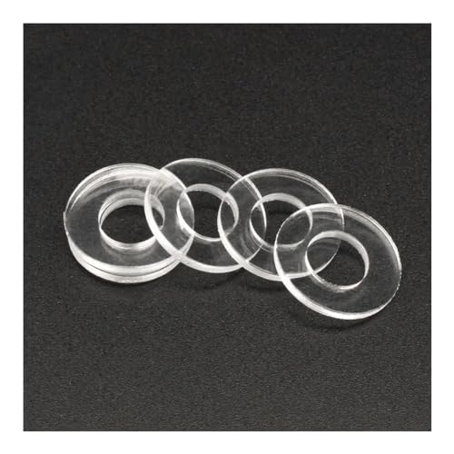 50/100/200 �\�t�g/�n�[�h�v���X�`�b�N PVC �����≏�v���[���K�X�P�b�g�����O�X�y�[�T�[�����b�V���[ M1.2 M1.4 M1.7 M1.8 M2 M2.5 M3 M4 M5 M6 ? M12(Hard,M4x10x1 x100pcs)