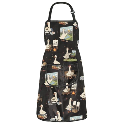 Tablier de cuisine BAUNA anti-taches pour enseignant artistique et peintre