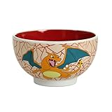 Elbenwald Müslischale - verschiedene Motive 600 ml Keramik (Pokemon - Glurak)