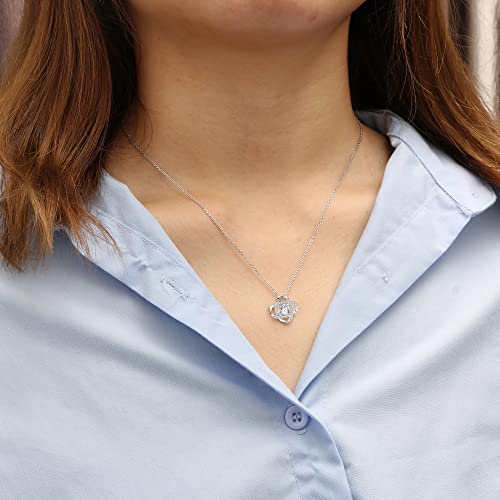 Joycuff 2023 Graduation Gift For Her Class Of 2023 For Women Daughter Love Knot Necklace College Senior Graduation From Dad Mom Jewelry From Aunt Grandma Unique 925 Sterling Silver Gift #TOP5