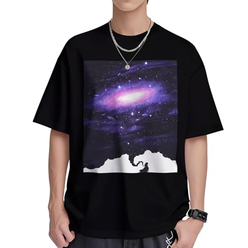 T-shirt homme coupe droite en coton respirant pour éviter la transpiration en été