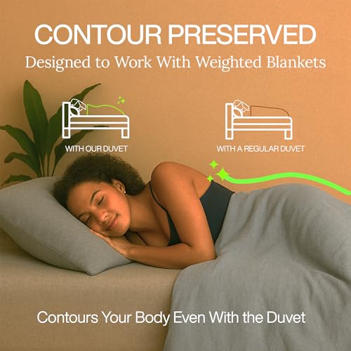 Image of HomeSmart Queen Size Weighted Blanket Cover - Ultra Soft Minky Frabic, Grey, Fits 88 inchx88 inch Weighted Blanket (Cover Only)