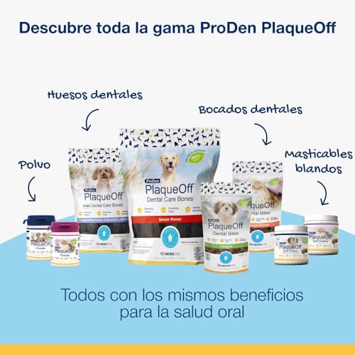 ProDen PlaqueOff Perros y Gatos en Polvo 60g, Limpieza Dental con 100% Alga Natural, Limpiador de Sarro Dental y de Placa, Elimina Eficazmente el Mal Aliento en Mascotas - imagen 11