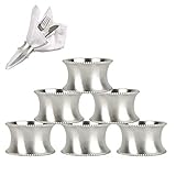 ☻EASY TO MATCH: Diese Serviettenringe sind gut gemacht, sie sehen sehr vornehm und nett für verschiedene Stoffservietten, Handtücher.