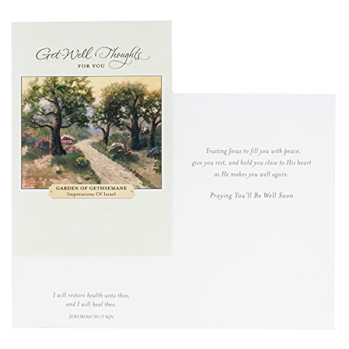 Dayspring Thomas Kinkade - Get Well - Inspirational Boxed Cards - God's Strength - 74869 #TOP3