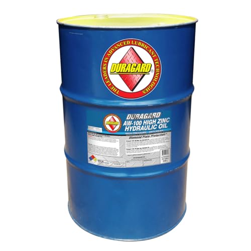 Duragard AW100 Premium High Zinc HVI Hydraulic Oil - 55 Gallon Drum (DTE 27, TELLUS S2 MX 100, Rando HD 100 Replacement)