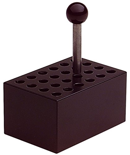 neoLabLine Aluminium Heizblock mit 24 Vertiefungen für Reaktiongefäße 0,5 ml, 8 mm Bohrung